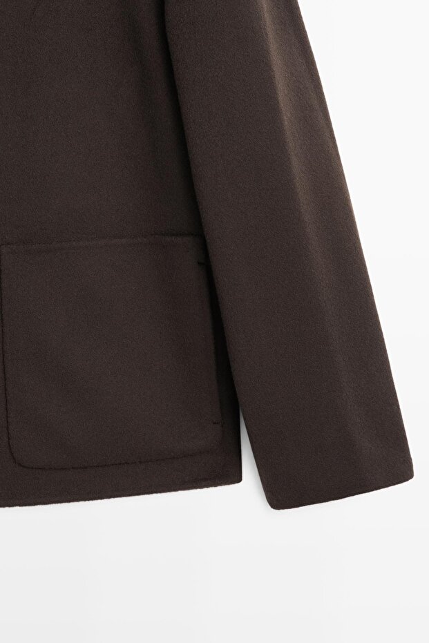 %100 kaşmir kısa kaban - 6