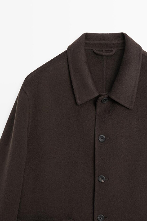 %100 kaşmir kısa kaban - 5