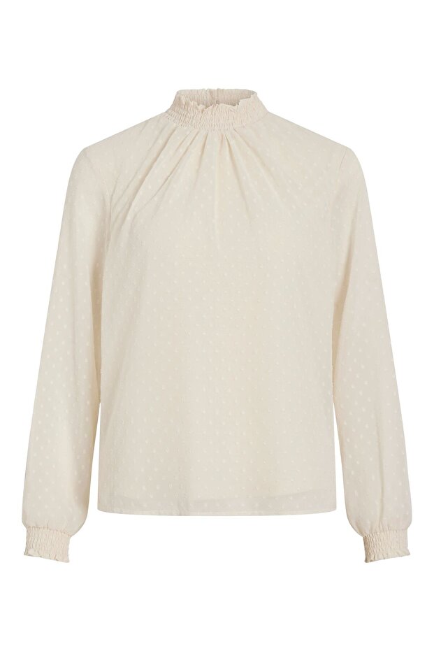 Langarmbluse Gepunktetes - 2