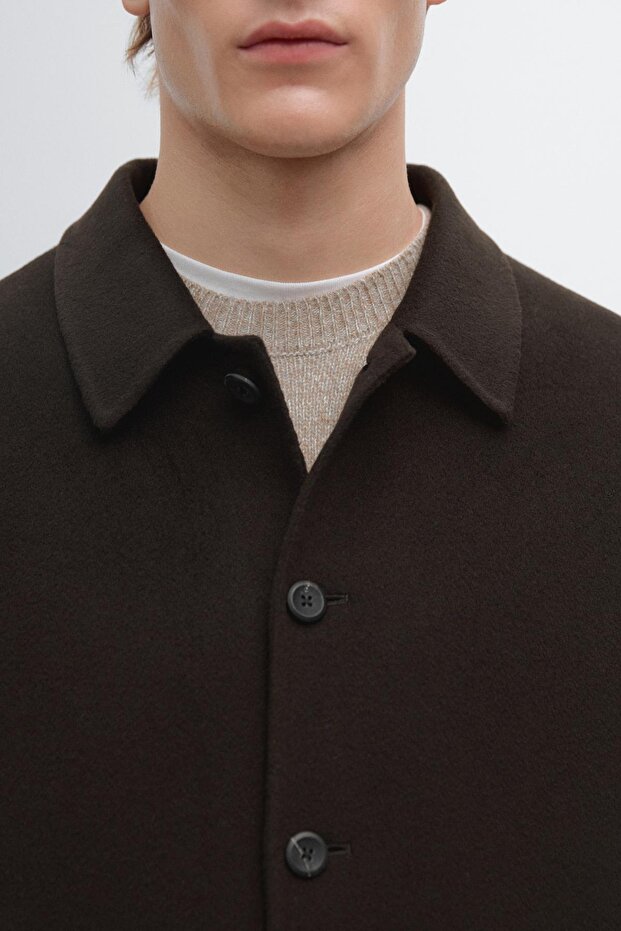 %100 kaşmir kısa kaban - 3