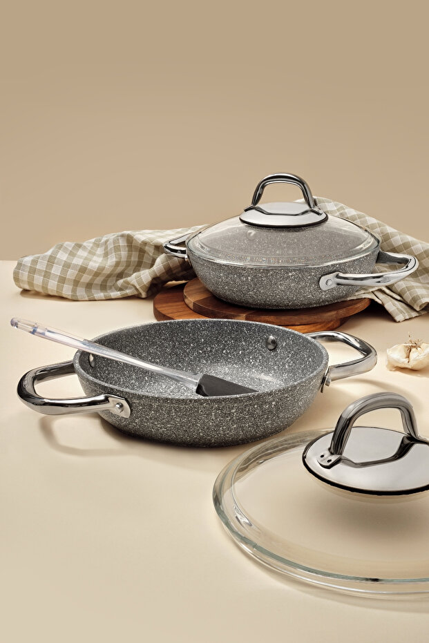 Urla 5 Parça Granit Sahan Seti - 4