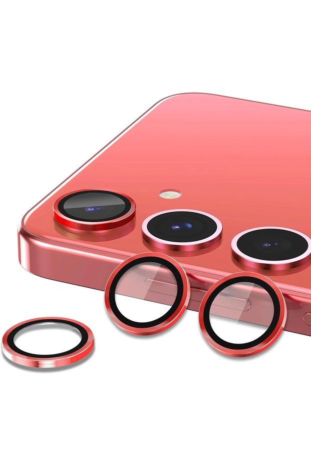 Samsung Galaxy S25 Fe Camera Lens Protector, 9H Tempered Glossy Camera Protection Metal Case Friendly Cl-07