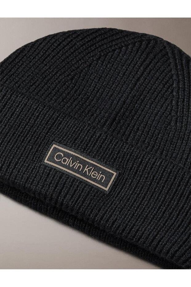 PATCH CHUNKY RIB DOCKER BEANIE - 3