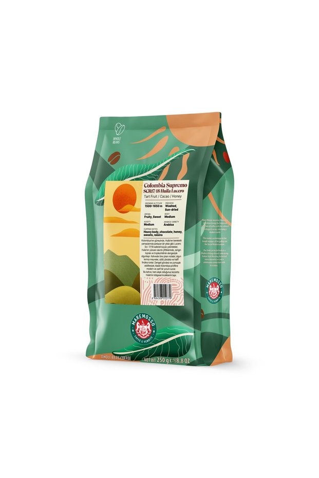 Colombia Supremo SCR17/18 Huila Lucero Regional Filter Coffee 250g.