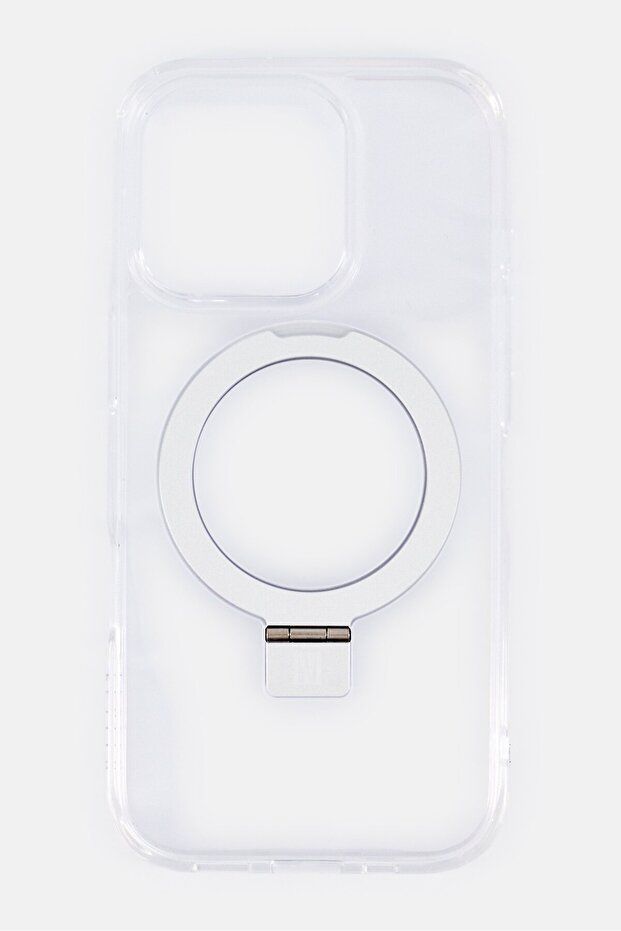 iPhone 16 Pro Verona Protective Case With Ring Stand, Transparent