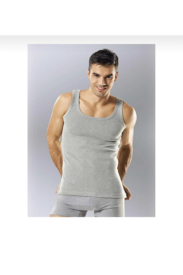 Men's Ribbed Cotton Camisole T-Shirt 1 Piece