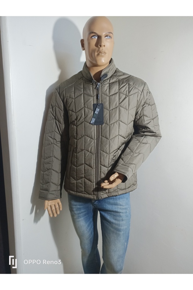 معطف كبير الحجم ذو ياقة متوسطة السماكة - 2