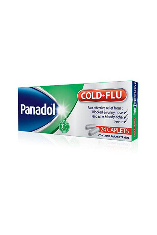Cold and Flu Night, Pain Reliever, 24S Green