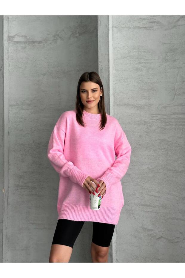 Women's Crew Neck Oversize Knitwear Sweater