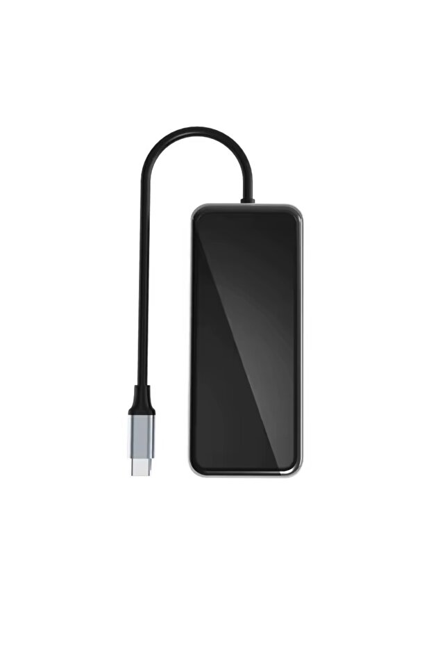 Type-C Hub - 10in1 Çoklu Adaptör, 4K HDMI, RJ45, 5Gbps USB 3.0, SD/TF, 55W PD Şarj Destekli | HC76 - 6