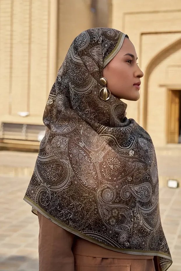 Mihr Wool Silk Shawl - Nefti