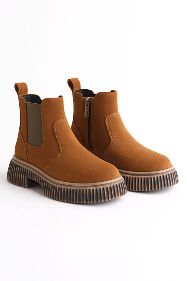 Children's Chelsea Suede Boots – Waterproof Thick-Soled Non-Slip Thermo Winter Casual Boots