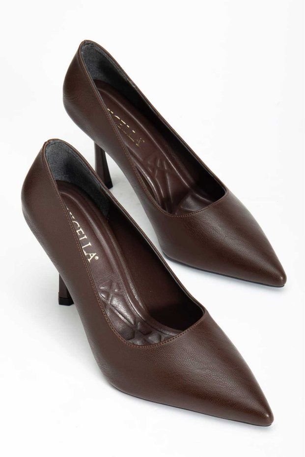 Parhis Brown Women's High Heel Shoes Stiletto