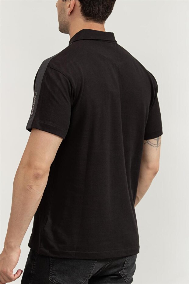 CK Jeans LOGO TAPE POLO Erkek T-shirt J30J327240-BEH - 3