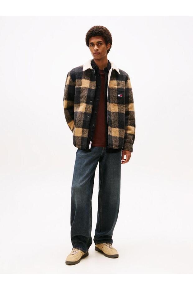 TJM CHECK TEDDY OVERSHIRT EXT - 3
