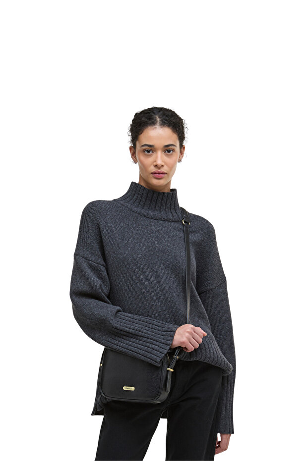 Daphne Deri Çapraz Çanta BK11 Black - 2