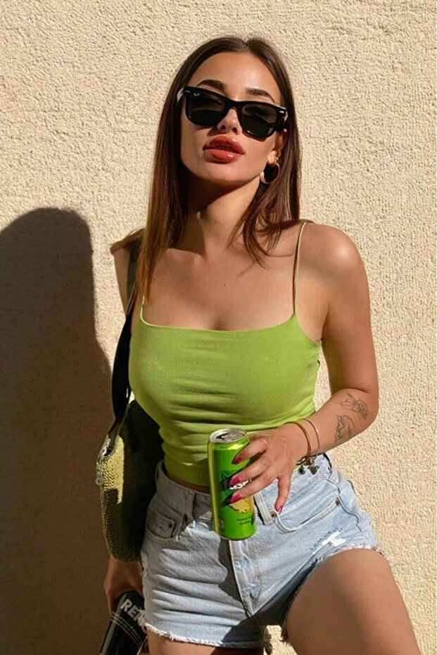 İp Askılı Örme Büstiyer - 2