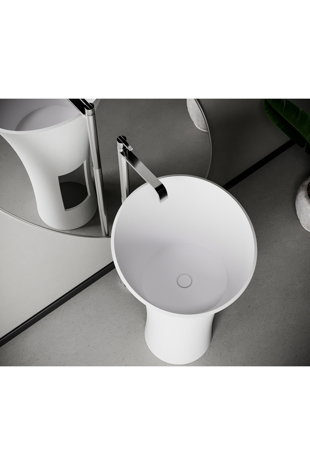 Monoblok Vortex Solid Banyo Lavabosu - 2