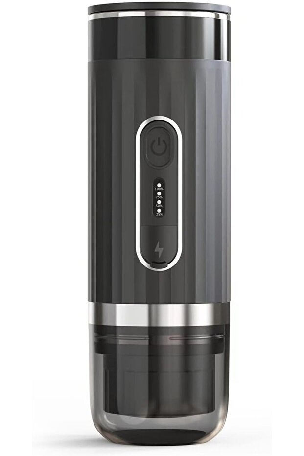 Preavy Portable Espresso Machine, 3-in-1 Wireless Coffee Maker Compatible with Capsules and Ground C - 1