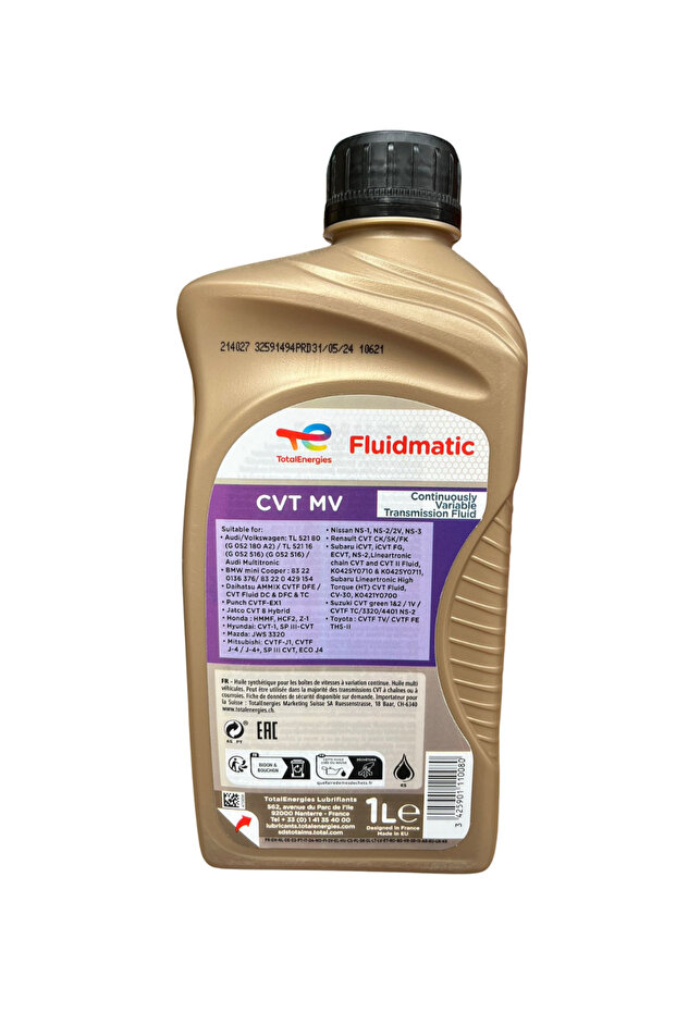 Fluidmatic Cvt Mv 1 Litre - 4