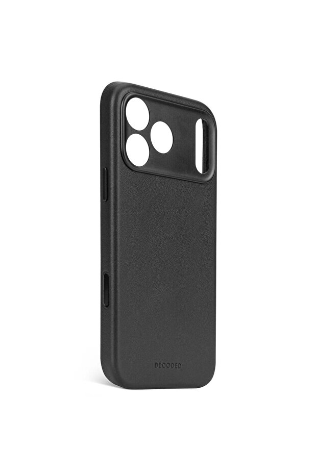 DECODED protective case for iPhone 17 Pro, Leather, Black - 2