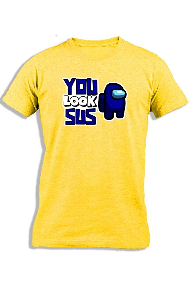AMONG US YOU LOOK SUS BLUE