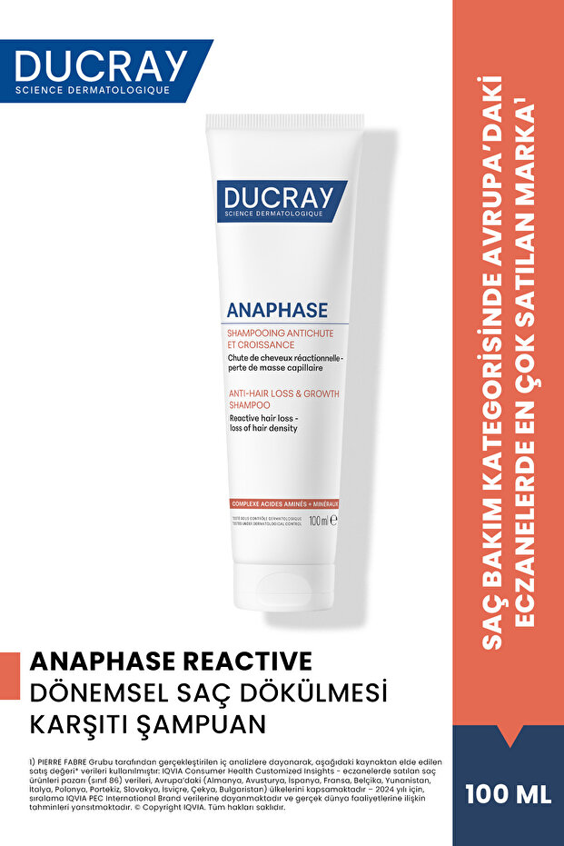 Anaphase Reactive Saç Dökümesi Karşıtı Şampuan 100 ml - 1
