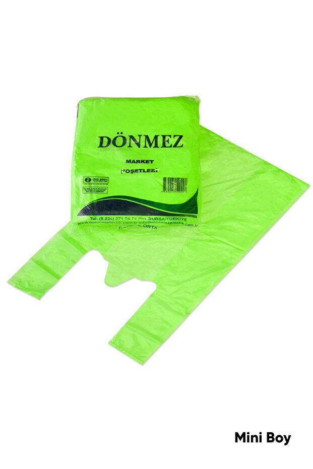 Hışır Renkli Atlet Poşet Mini Boy 1 KG - 3