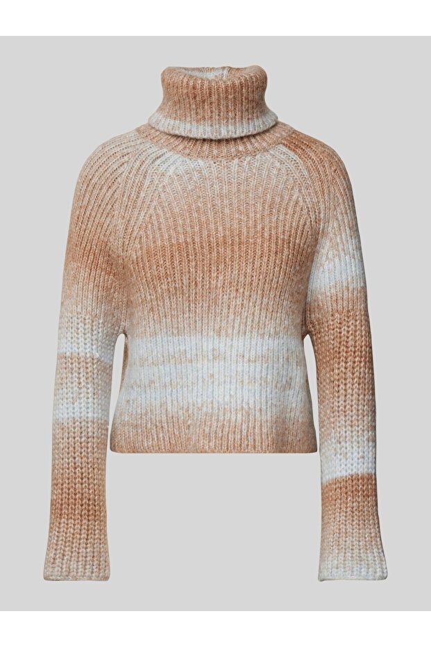 Dalga desenli triko kazak - 2