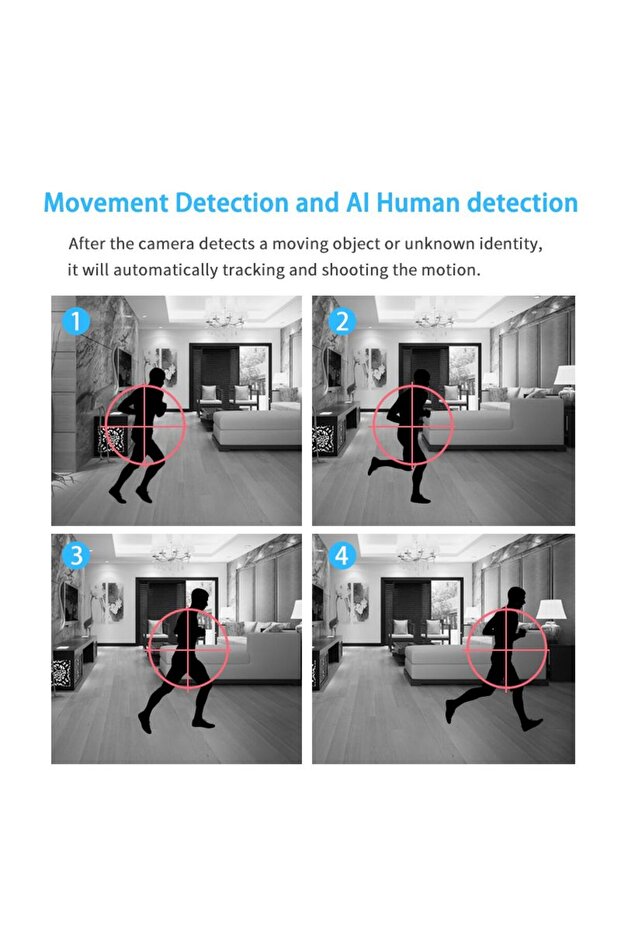 Security Camera | Dual Band WiFi, Color Night Vision, PTZ, AI Detection, Two-Way Talk - 5