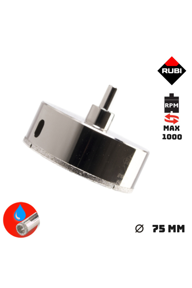 Burghiu-carotă Rubi EASY GRES 75mm 05979