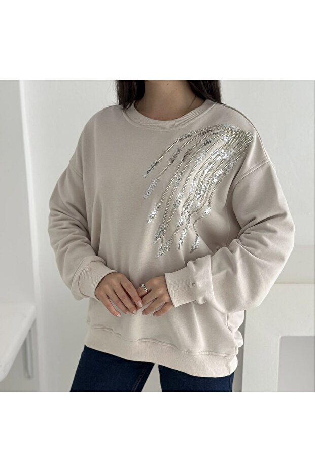 TAŞLI SWEAT - 1