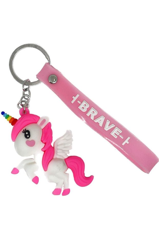 Jucarie Breloc unicorn roz