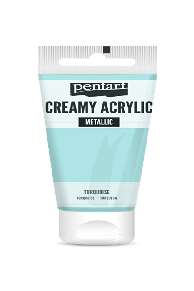 TURQUOISE ACRYLIC COLOUR METALLIC 60 ML