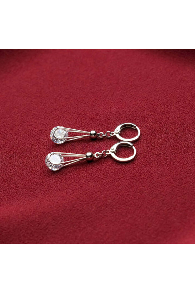 Sparkling Tranquility Çelik Küpe - 2