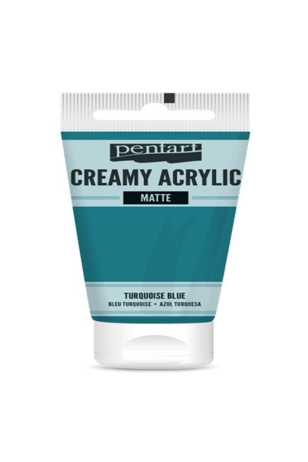 Creamy Acrylic Matte Turquiose Blue 60ml