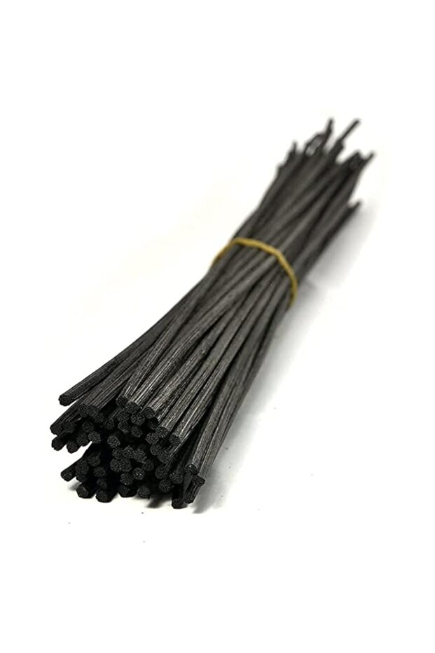 50pcs Rattan Wood Reed Diffuser Sticks - Essential Oil Aroma Diffuser - Spa Aromatherapy (7.5" / 19cm)