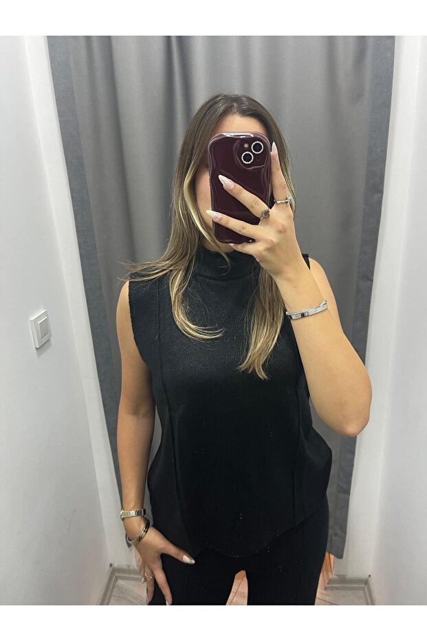 Simli Triko Siyah Takım - 5