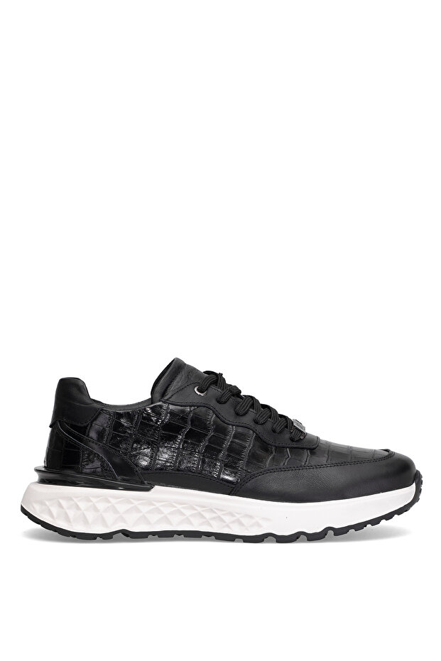 152-22291 Men's Genuine Leather Casual Shoes Black