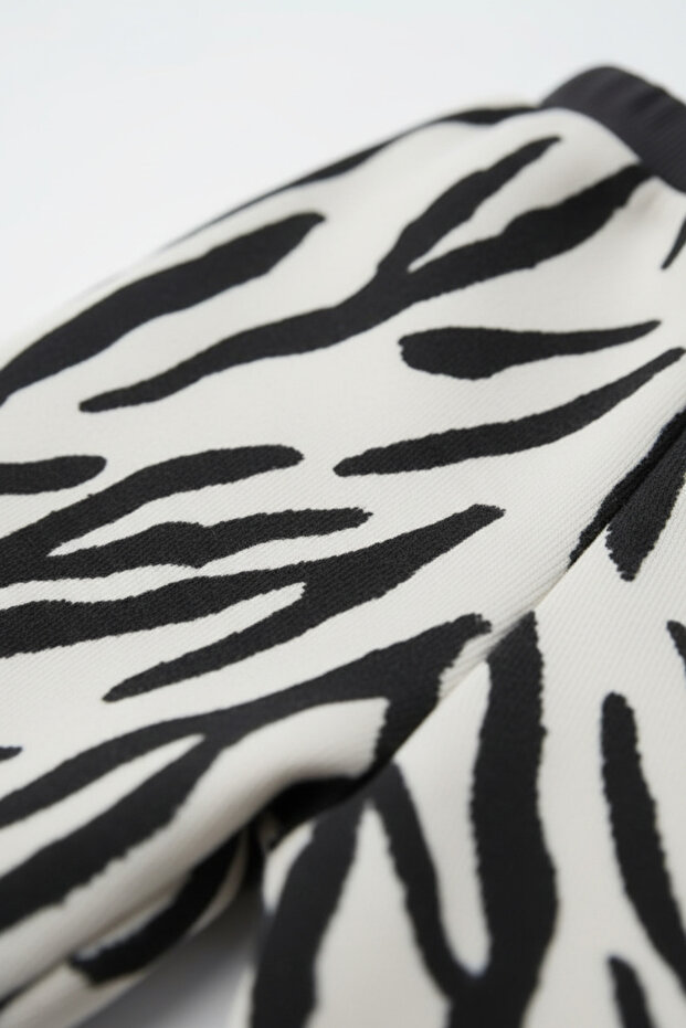 Erkek Çocuk Pamuklu Milo Zebra Desenli Eşofman Takımı - 4