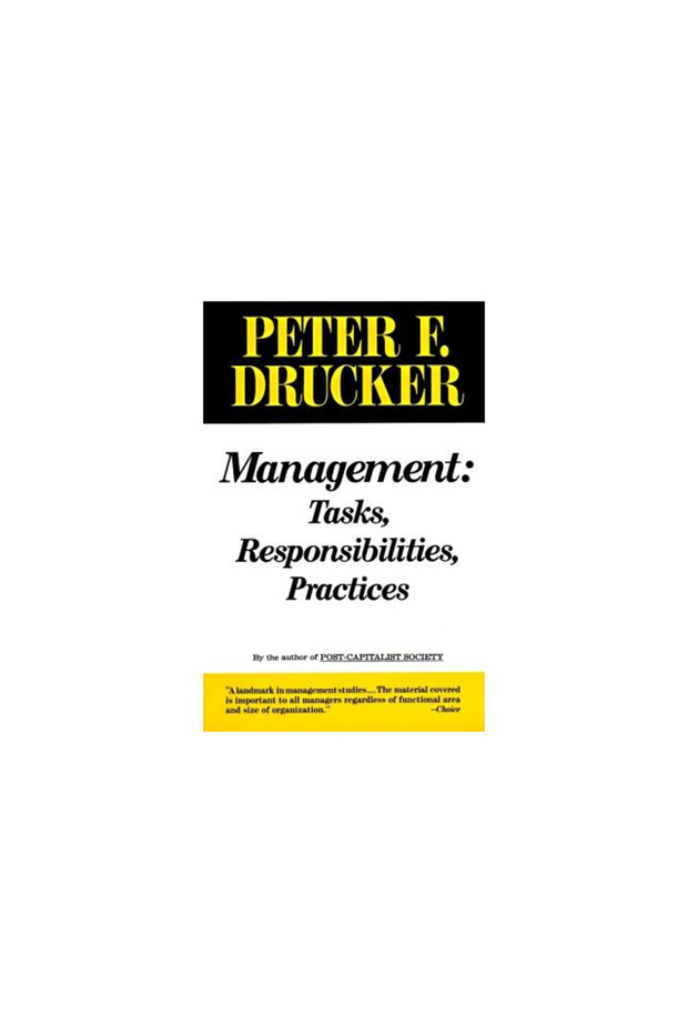 Management: Tasks, Responsibilities, Practices - 1