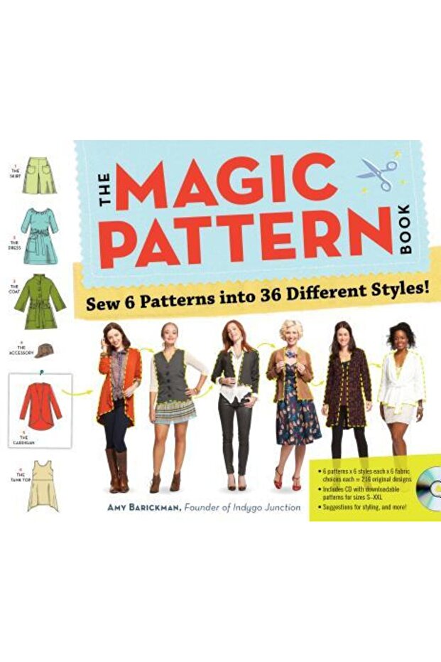 The Magic Pattern Book: Sew 6 Patterns Into 36 Different Styles! - 1
