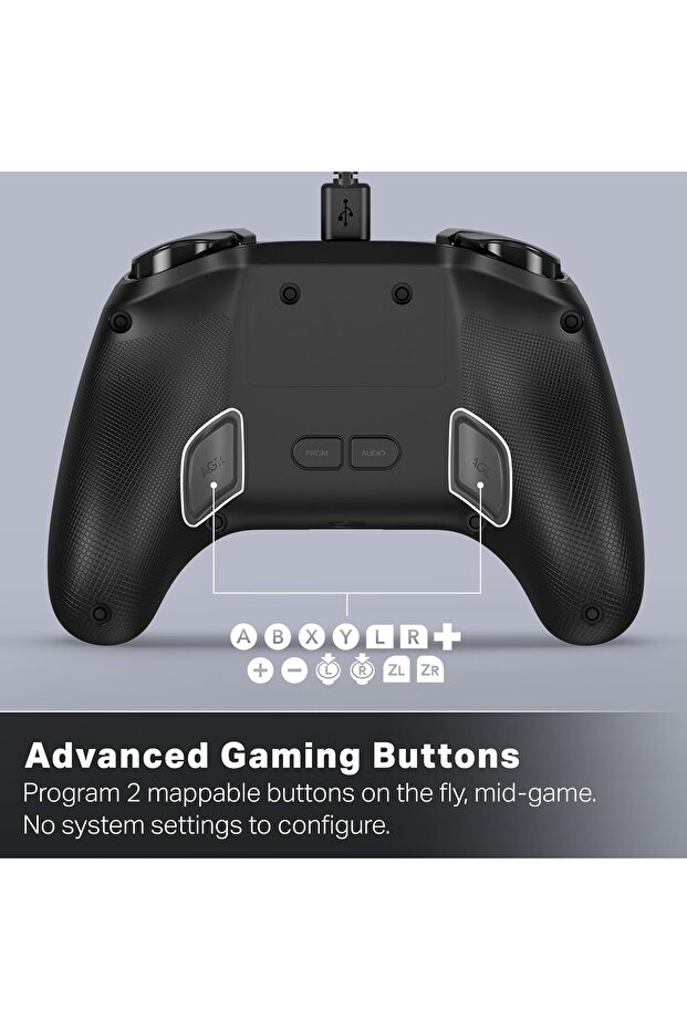 Advantage Wired Controller for Nintendo Switch 2 - Black - 4