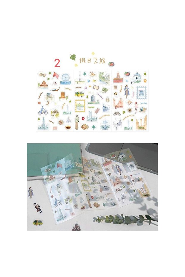 E2-1 sayfa ajanda sticker - Numara : 2 - 5