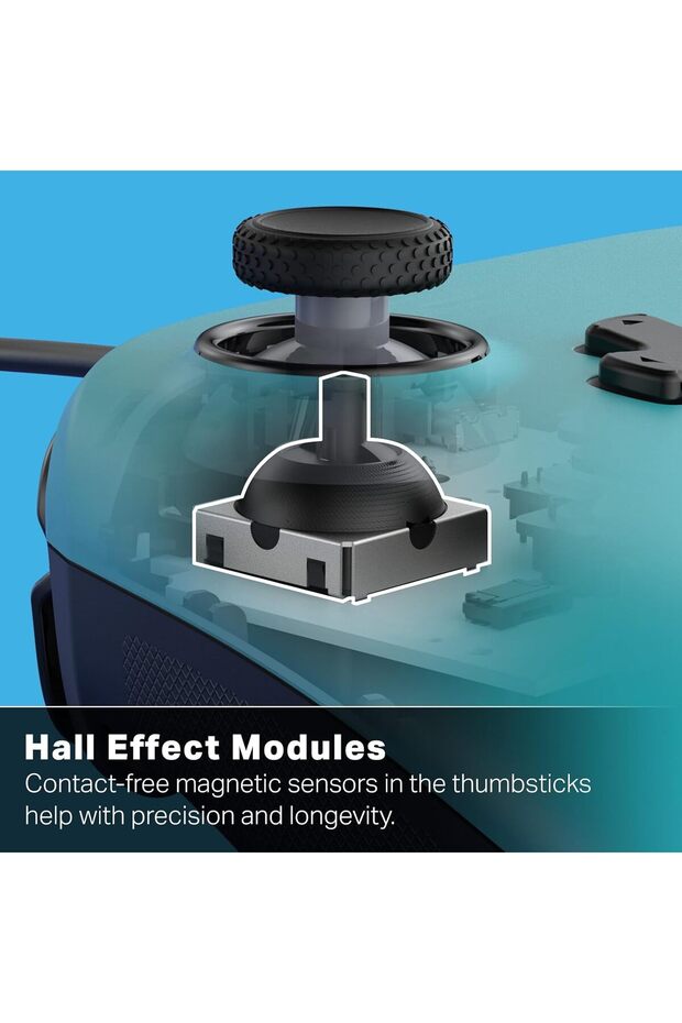 Advantage Wired Controller for Nintendo Switch 2, Mario Time Design, 3m Cable, Hall Effect Modules - 2