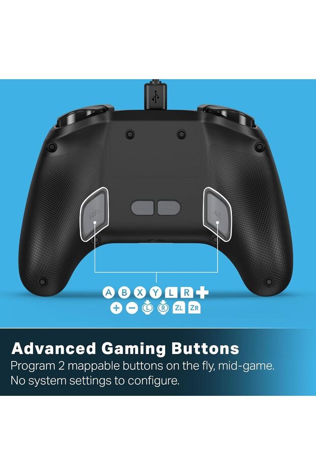 Advantage Wired Controller for Nintendo Switch 2, Mario Time Design, 3m Cable, Hall Effect Modules - 3