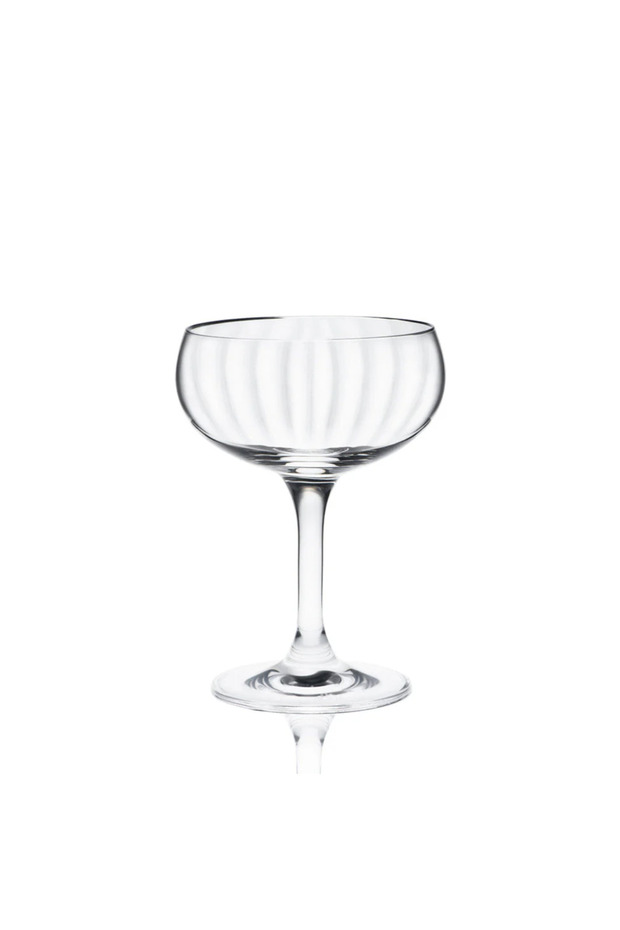 Paris Champagne and Cocktail Glass - Optic - 260 ml - Set of 6 | Slovak Workmanship, European Production