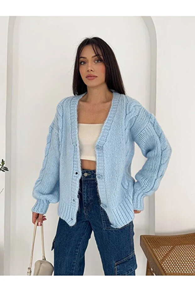 سترة بأربعة أزرار وياقة على شكل حرف V - 7