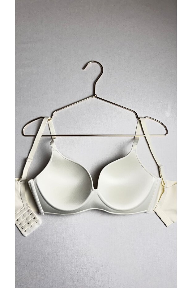 Basic Laser Fabric No-Show Padding Bra - 2