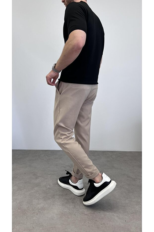 BASİC REGULAR PANTOLON VİZON - 5